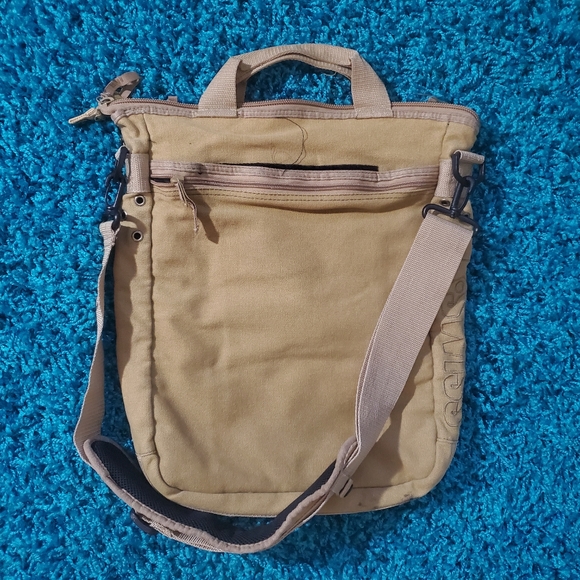 KSwiss Bags Kswiss Tan Messenger Bag Poshmark